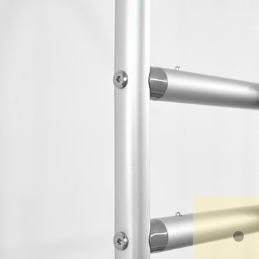 Soporte para TV de tela tensada con curva en forma de J invertida