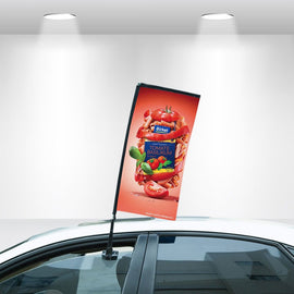 Bandera Gota de Viento para Auto